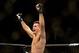 Jul. 7, 2012; Las Vegas, NV, USA; UFC fighter Demian Maia (left) celebrates his win over Dong Hyun Kim during a welterweigh bout in UFC 148 at the MGM Grand Garden Arena. Mandatory Credit: Mark J. Rebilas-USA TODAY Sports