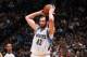 MINNEAPOLIS, MN - DECEMBER 26: Kevin Love #42 of the Minnesota Timberwolves looks to pass the ball against the Houston Rockets on December 26, 2012 at Target Center in Minneapolis, Minnesota. NOTE TO USER: User expressly acknowledges and agrees that, by