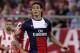 ATHENS, GREECE - SEPTEMBER 17: Edinson Cavani of Paris Saint-Germain FC in action during the UEFA Champions League group stage match between Olympiacos FC and Paris Saint-Germain FC held on September 17, 2013 at the Georgios Karaiskakis Stadium in Athens