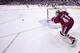 Oct 3, 2013; Glendale, AZ, USA; Phoenix Coyotes goalie Mike Smith (41) passes the puck up ice during the second period against the New York Rangers at Jobing.com Arena. Mandatory Credit: Matt Kartozian-USA TODAY Sports