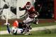 Aug 29, 2013; Bloomington, IN, USA; Indiana Hoosiers running back Tevin Coleman (6) runs the ball against the Indiana State Sycamores at Memorial Stadium. Indiana won 73-35. Mandatory Credit: Pat Lovell-USA TODAY Sports
