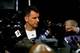 Jul 18, 2013; Brooklyn, NY, USA; Brooklyn Nets owner Mikhail Prokhorov is surrounded by the media during a press conference to introduce the newest members of the Brooklyn Nets at Barclays Center. Mandatory Credit: Debby Wong-USA TODAY Sports