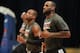 NASSAU, BAHAMAS - OCTOBER 2: LeBron James #6 and Dwyane Wade #3 of the Miami Heat participate in Training Camp on October 2, 2013 at Atlantis Resort in Nassau, Bahamas. NOTE TO USER: User expressly acknowledges and agrees that, by downloading and or usin