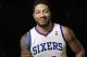 Sep 27, 2013; Philadelphia, PA, USA; Philadelphia 76ers power forward Royce White (30) during a media day photo shoot at Philadelphia College of Osteopathic Medicine. Mandatory Credit: Eric Hartline-USA TODAY Sports