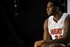 Sep 30, 2013; Miami, FL, USA; Miami Heat center Greg Oden (20) during media day at American Airlines Arena. Mandatory Credit: Steve Mitchell-USA TODAY Sports