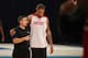 NASSAU, BAHAMAS - OCTOBER 2: Dan Craig and Michael Beasley #6 of the Miami Heat talk during Training Camp on October 2, 2013 at Atlantis Resort in Nassau, Bahamas. NOTE TO USER: User expressly acknowledges and agrees that, by downloading and or using thi