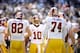 OAKLAND, CA - SEPTEMBER 29: Robert Griffin III #10 of the Washington Redskins talks to his team in the huddle during their game against the Oakland Raiders at O.co Coliseum on September 29, 2013 in Oakland, California. (Photo by Ezra Shaw/Getty Images)