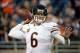 Sep 29, 2013; Detroit, MI, USA; Chicago Bears quarterback Jay Cutler (6) warms up before the game against the Detroit Lions at Ford Field. Mandatory Credit: Tim Fuller-USA TODAY Sports
