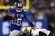 EAST RUTHERFORD, NJ - DECEMBER 09: Hakeem Nicks #88 of the New York Giants carries the ball as Patrick Robinson #21 of the New Orleans Saints defends on December 9, 2012 at MetLife Stadium in East Rutherford, New Jersey. (Photo by Elsa/Getty Images)