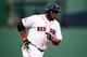 BOSTON, MA - OCTOBER 05: David Ortiz #34 of the Boston Red Sox rounds the bases after hitting a home run in the first inning against the Tampa Bay Rays during Game Two of the American League Division Series at Fenway Park on October 5, 2013 in Boston, Ma