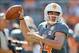 Oct 5, 2013; Knoxville, TN, USA; Tennessee Volunteers quarterback Justin Worley (14) prior to the game against the Georgia Bulldogs at Neyland Stadium. Mandatory Credit: Jim Brown-USA TODAY Sports