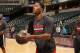 INDIANAPOLIS, IN - OCTOBER 5: Derrick Rose #1 of the Chicago Bulls warms up before the game against the Indiana Pacers at Bankers Life Fieldhouse on October 5, 2013 in Indianapolis, Indiana. NOTE TO USER: User expressly acknowledges and agrees that, by d