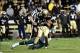 Oct 5, 2013; Boulder, CO, USA; Oregon Ducks defensive lineman DeForest Buckner (44) sacks Colorado Buffaloes quarterback Connor Wood (5) in the third quarter at Folsom Field. The Ducks defeated the Buffaloes 57-16. Mandatory Credit: Ron Chenoy-USA TODAY S