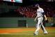 BOSTON, MA - OCTOBER 05: David Price #14 of the Tampa Bay Rays walks off the field against the Boston Red Sox during Game Two of the American League Division Series at Fenway Park on October 5, 2013 in Boston, Massachusetts. (Photo by Jared Wickerham/Get