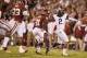 NORMAN, OK - OCTOBER 5: Trevone Boykin #2 of the TCU Horned Frogs throws a pass under pressure from Charles Tapper #91 of the Oklahoma Sooners at Gaylord Family Oklahoma Memorial Stadium on October 5, 2013 in Norman, Oklahoma. The Sooners defeated the H
