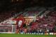 LIVERPOOL, UNITED KINGDOM - APRIL 08: Supporters on the Kop show off their flags and scarves prior to the UEFA Champions League Quarter Final, second leg match between Liverpool and Arsenal at Anfield on April 8, 2008 in Liverpool, England. (Photo by Cl