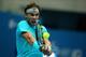 BEIJING, CHINA - OCTOBER 06: Rafael Nadal of Spain returns a shot against Novak Djokovic of Serbia during the Men's Single Final on night day of the China Open at the China National Tennis Center on October 6, 2013 in Beijing, China. (Photo by Feng Li/