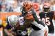 Geno Atkins' opening-series sack of Patriots quarterback Tom Brady was the first of four times the Bengals knocked Brady down.