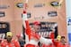 Oct 6, 2013; Kansas City, KS, USA; Kevin Harvick (29) wins the Hollywood Casino 400 at Kansas Speedway. Mandatory Credit: Mike DiNovo-USA TODAY Sports