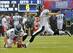 Oct 6, 2013; East Rutherford, NJ, USA; Philadelphia Eagles kicker Alex Henery (6) kicks field goal during the first half against the New York Giants at MetLife Stadium. Mandatory Credit: Jim O'Connor-USA TODAY Sports