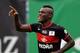 KHIMKI, RUSSIA - JULY 27: Emmanuel Emenike of FC Spartak Moscow celebrates after scoring a goal during the Russian Premier League match between FC Dinamo Moscow and FC Spartak Moscow at the Arena Khimki Stadium on July 27, 2013 in Khimki, Russia. (Photo