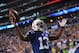 INDIANAPOLIS, IN - OCTOBER 06: T.Y. Hilton #13 of the Indianapolis Colts celebrates after scoring a touchdown during a game against the Seattle Seahawks at Lucas Oil Stadium on October 6, 2013 in Indianapolis, Indiana. (Photo by Jonathan Moore/Getty Ima