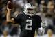 OAKLAND, CA - OCTOBER 06: Terrelle Pryor #2 of the Oakland Raiders drops back to pass during the second quarter against the San Diego Chargers at O.co Coliseum on October 6, 2013 in Oakland, California. (Photo by Thearon W. Henderson/Getty Images)