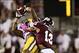 Receiver Jarvis Landry has 616 receiving yards and seven touchdowns this season.