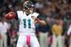 ST. LOUIS, MO - OCTOBER 6: Blaine Gabbert #11 of the Jacksonville Jaguars looks to pass the ball against the St. Louis Rams at the Edward Jones Dome on October 6, 2013 in St. Louis, Missouri. The Rams beat the Jaguars 34-20. (Photo by Dilip Vishwanat/Ge
