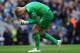 MANCHESTER, ENGLAND - OCTOBER 05: Manchester City goalkeeper Joe Hart during the Barclays Premier League match between Manchester City and Everton at Etihad Stadium on October 5, 2013 in Manchester, England. (Photo by Shaun Botterill/Getty Images)