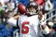 Josh Freeman in his final season with the Tampa Bay Buccaneers