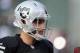 OAKLAND, CA - AUGUST 9: Quarterback Matt Flynn #15 of the Oakland Raiders loosens up before a preseason game against the Dallas Cowboys on August 9, 2013 at O.co Coliseum in Oakland, California. The Raiders won 19-17. (Photo by Brian Bahr/Getty Images)