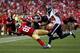 Wide receiver Anquan Boldin has been Kaepernick's favorite target thus far.