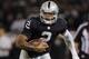 OAKLAND, CA - OCTOBER 06: Quarterback Terrelle Pryor #2 of the Oakland Raiders runs for a first down on a touchdown drive against the San Diego Chargers in the first quarter on October 06, 2013 at O.co Coliseum in Oakland, California. The Raider lead 1