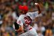 PITTSBURGH, PA - OCTOBER 07: Michael Wacha #52 of the St. Louis Cardinals throws a pitch against the Pittsburgh Pirates during Game Four of the National League Division Series at PNC Park on October 7, 2013 in Pittsburgh, Pennsylvania. (Photo by Justin