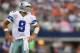 ARLINGTON, TX - OCTOBER 06: Tony Romo #9 of the Dallas Cowboys at AT&T Stadium on October 6, 2013 in Arlington, Texas. (Photo by Ronald Martinez/Getty Images)
