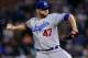 SAN FRANCISCO, CA - SEPTEMBER 25: Ricky Nolasco #47 of the Los Angeles Dodgers pitches against the San Francisco Giants at AT&T Park on September 25, 2013 in San Francisco, California. (Photo by Thearon W. Henderson/Getty Images)