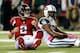 ATLANTA, GA - OCTOBER 07: Quarterback Matt Ryan #2 of the Atlanta Falcons looks on after being tackled by outside linebacker Quinton Coples #98 of the New York Jets during their game at the Georgia Dome on October 7, 2013 in Atlanta, Georgia. (Photo by K