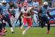 NASHVILLE, TN - OCTOBER 06: Jamaal Charles #25 of the Kansas City Cheifs rushes against the Tennessee Titans at LP Field on October 6, 2013 in Nashville, Tennessee. (Photo by Frederick Breedon/Getty Images)