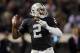 OAKLAND, CA - OCTOBER 06: Quarterback Terrelle Pryor #2 of the Oakland Raiders throws against the San Diego Chargers in the first quarter on October 06, 2013 at O.co Coliseum in Oakland, California. The Raiders lead 17-0 in the first half. (Photo by Br
