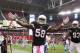 GLENDALE, AZ - OCTOBER 06: Linebacker Daryl Washington #58 of the Arizona Cardinals celebrates after a defensive stop against the Carolina Panthers during the NFL game at the University of Phoenix Stadium on October 6, 2013 in Glendale, Arizona. The Card