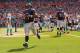 MIAMI GARDENS, FL - OCTOBER 06: Ray Rice #27 of the Baltimore Ravens scores a touchdown during a game against the Miami Dolphins at Sun Life Stadium on October 6, 2013 in Miami Gardens, Florida. (Photo by Mike Ehrmann/Getty Images)