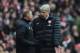 LONDON, ENGLAND - MARCH 30: Arsene Wenger manager of Arsenal protests to fourth official Mark Halsey during the Barclays Premier League match between Arsenal and Reading at Emirates Stadium on March 30, 2013 in London, England. (Photo by Jamie McDonald/