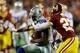 DeAngelo Hall is rightly wary of the threat posed by wide receiver Dez Bryant.