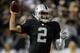 OAKLAND, CA - OCTOBER 06: Terrelle Pryor #2 of the Oakland Raiders drops back to pass during the second quarter against the San Diego Chargers at O.co Coliseum on October 6, 2013 in Oakland, California. (Photo by Thearon W. Henderson/Getty Images)