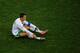 CAPE TOWN, SOUTH AFRICA - JUNE 29: Dejected Cristiano Ronaldo of Portugal after his side is knocked out of the tournament during the 2010 FIFA World Cup South Africa Round of Sixteen match between Spain and Portugal at Green Point Stadium on June 29, 201