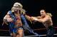 Ultimate Warrior and Triple H, opponents here, may end up in the same Hall of Fame class. (Photo: WWE)