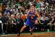 BOSTON, MA - APRIL 26: Pablo Prigioni #9 of the New York Knicks drives to the basket against the Boston Celtics during Game Three of the Eastern Conference Quarterfinals on April 26, 2013 at the TD Garden in Boston, Massachusetts. NOTE TO USER: User expr