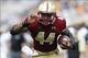Oct 5, 2013; Boston, MA, USA; Boston College Eagles running back Andre Williams (44) carries the ball during the second quarter against the Army Black Knights at Alumni Stadium. Mandatory Credit: Greg M. Cooper-USA TODAY Sports