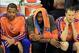 May 18, 2013; Indianapolis, IN, USA; New York Knicks power forward Amar'e Stoudemire (middle) reacts during the final minute of the game against the Indiana Pacers in game six of the second round of the 2013 NBA Playoffs at Bankers Life Fieldhouse. The Pa